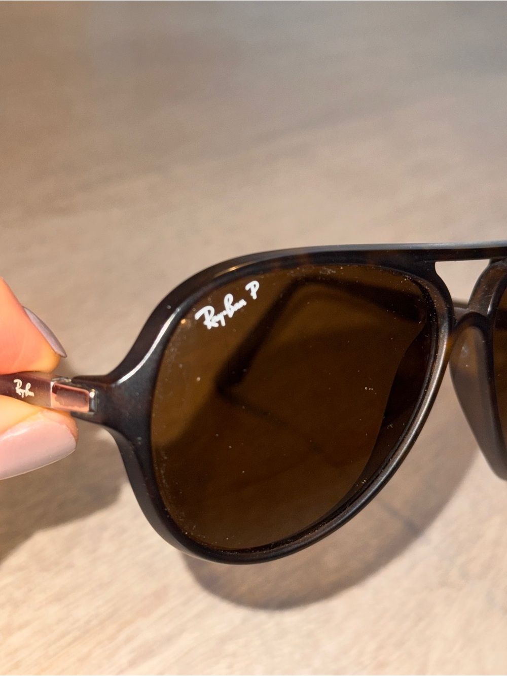 Ray-Ban Women's Polarized Sunglasses in Brown